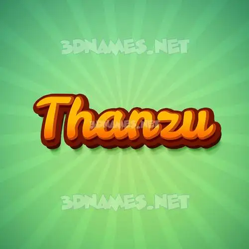 thanzu in Green Rays style - 3D name wallpaper thanzu in Green Rays style - 3D name wallpaper