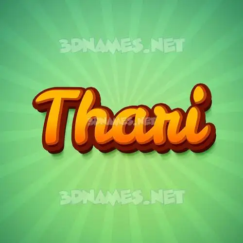 thari in Green Rays style - 3D name wallpaper thari in Green Rays style - 3D name wallpaper