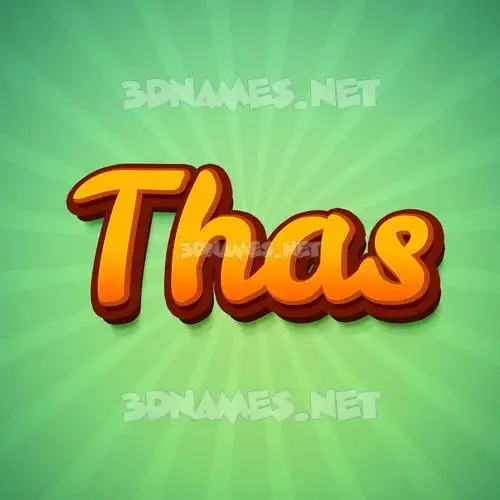 thas in Green Rays style - 3D name wallpaper thas in Green Rays style - 3D name wallpaper