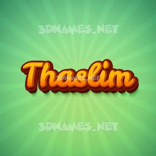 thaslim in Green Rays style - 3D name wallpaper thaslim in Green Rays style - 3D name wallpaper