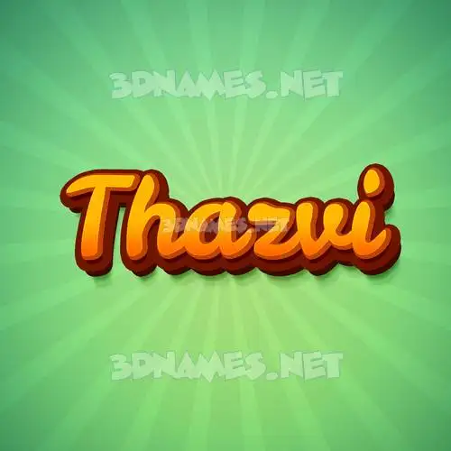 thazvi in Green Rays style - 3D name wallpaper thazvi in Green Rays style - 3D name wallpaper