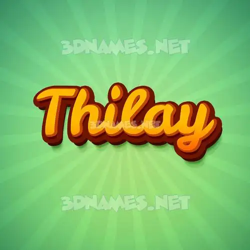 thilay in Green Rays style - 3D name wallpaper thilay in Green Rays style - 3D name wallpaper