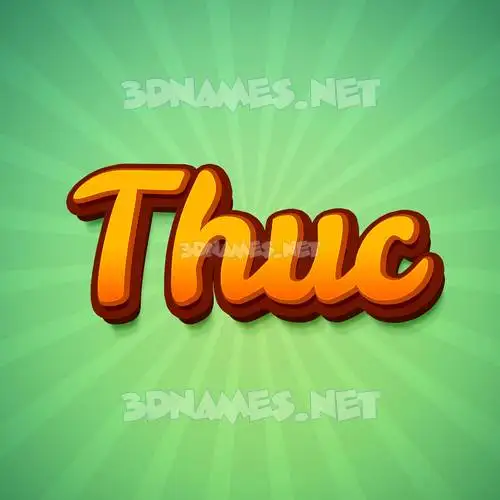 thuc in Green Rays style - 3D name wallpaper thuc in Green Rays style - 3D name wallpaper