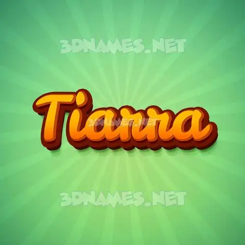 tiarra in Green Rays style - 3D name wallpaper tiarra in Green Rays style - 3D name wallpaper