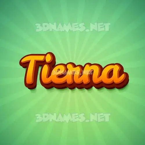 tierna in Green Rays style - 3D name wallpaper tierna in Green Rays style - 3D name wallpaper