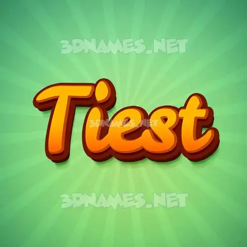 tiest in Green Rays style - 3D name wallpaper tiest in Green Rays style - 3D name wallpaper