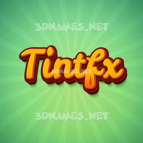 tintfx in Green Rays style - 3D name wallpaper tintfx in Green Rays style - 3D name wallpaper