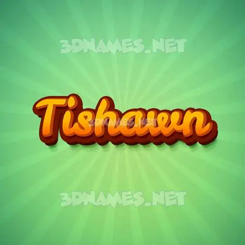 tishawn in Green Rays style - 3D name wallpaper tishawn in Green Rays style - 3D name wallpaper