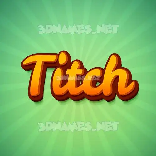 titch in Green Rays style - 3D name wallpaper titch in Green Rays style - 3D name wallpaper