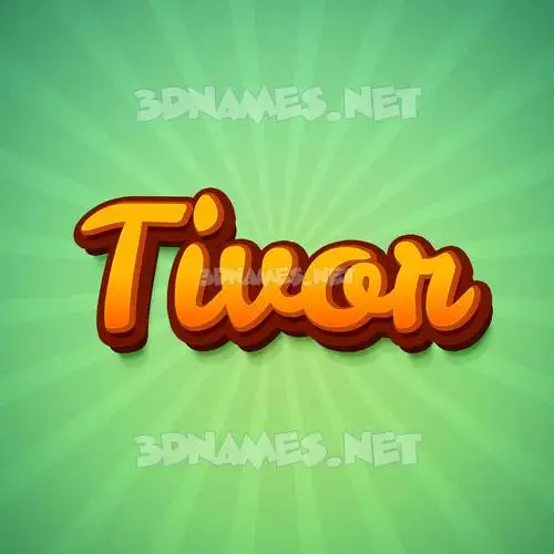 tivor in Green Rays style - 3D name wallpaper tivor in Green Rays style - 3D name wallpaper