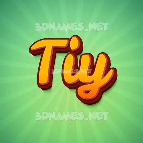 tiy in Green Rays style - 3D name wallpaper tiy in Green Rays style - 3D name wallpaper