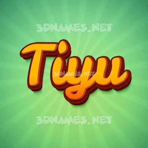 tiyu in Green Rays style - 3D name wallpaper tiyu in Green Rays style - 3D name wallpaper