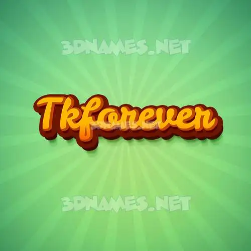 tkforever in Green Rays style - 3D name wallpaper tkforever in Green Rays style - 3D name wallpaper