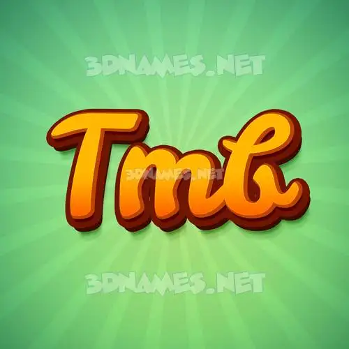 tmb in Green Rays style - 3D name wallpaper tmb in Green Rays style - 3D name wallpaper