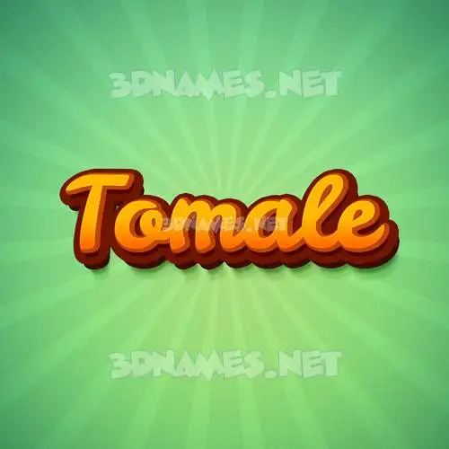 tomale in Green Rays style - 3D name wallpaper tomale in Green Rays style - 3D name wallpaper