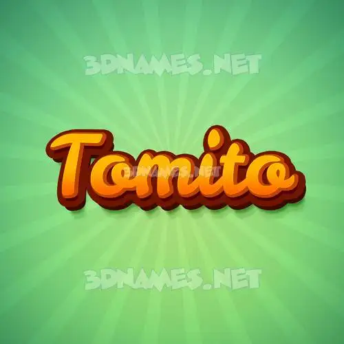 tomito in Green Rays style - 3D name wallpaper tomito in Green Rays style - 3D name wallpaper