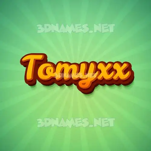 tomyxx in Green Rays style - 3D name wallpaper tomyxx in Green Rays style - 3D name wallpaper