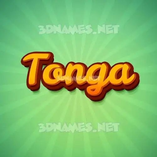 tonga in Green Rays style - 3D name wallpaper tonga in Green Rays style - 3D name wallpaper