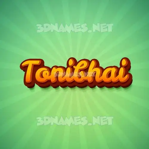 tonibhai in Green Rays style - 3D name wallpaper tonibhai in Green Rays style - 3D name wallpaper