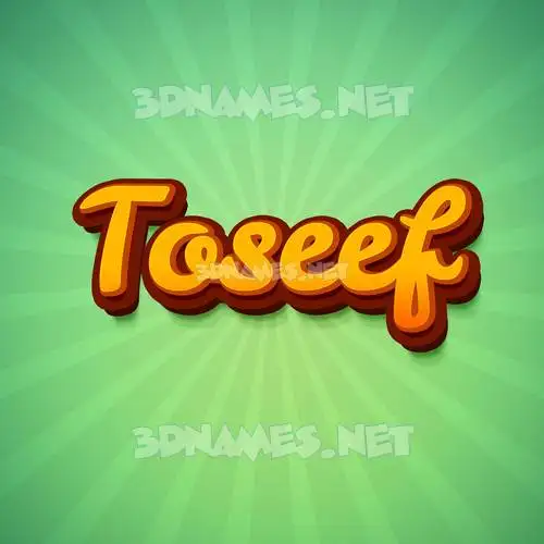 toseef in Green Rays style - 3D name wallpaper toseef in Green Rays style - 3D name wallpaper