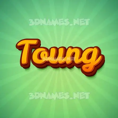 toung in Green Rays style - 3D name wallpaper toung in Green Rays style - 3D name wallpaper