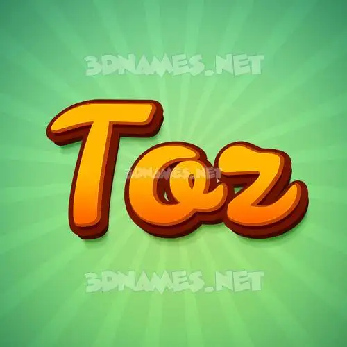 toz in Green Rays style - 3D name wallpaper toz in Green Rays style - 3D name wallpaper