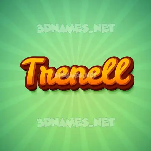 trenell in Green Rays style - 3D name wallpaper trenell in Green Rays style - 3D name wallpaper