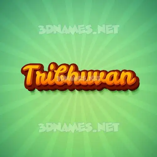 tribhuvan in Green Rays style - 3D name wallpaper tribhuvan in Green Rays style - 3D name wallpaper