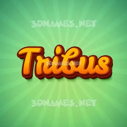 tribus in Green Rays style - 3D name wallpaper tribus in Green Rays style - 3D name wallpaper