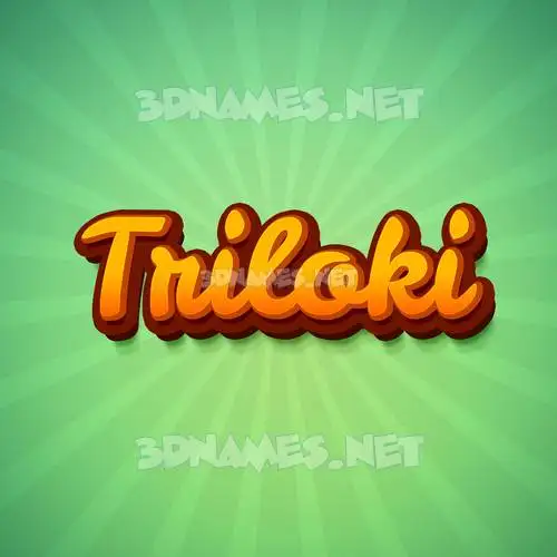 triloki in Green Rays style - 3D name wallpaper triloki in Green Rays style - 3D name wallpaper