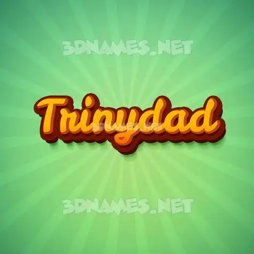 trinydad in Green Rays style - 3D name wallpaper trinydad in Green Rays style - 3D name wallpaper