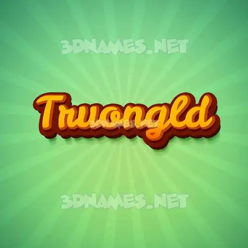truongld in Green Rays style - 3D name wallpaper truongld in Green Rays style - 3D name wallpaper