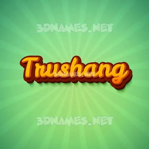 trushang in Green Rays style - 3D name wallpaper trushang in Green Rays style - 3D name wallpaper