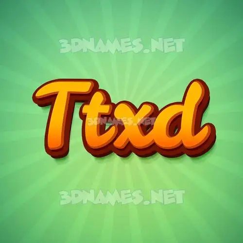 ttxd in Green Rays style - 3D name wallpaper ttxd in Green Rays style - 3D name wallpaper