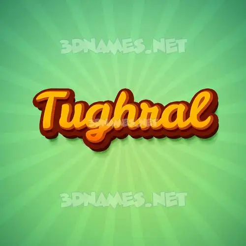 tughral in Green Rays style - 3D name wallpaper tughral in Green Rays style - 3D name wallpaper