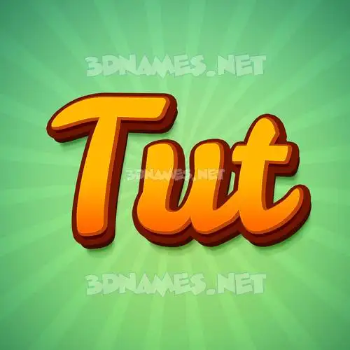 tut in Green Rays style - 3D name wallpaper tut in Green Rays style - 3D name wallpaper