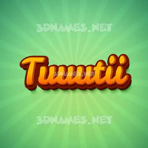 tuuutii in Green Rays style - 3D name wallpaper tuuutii in Green Rays style - 3D name wallpaper