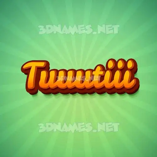 tuuutiii in Green Rays style - 3D name wallpaper tuuutiii in Green Rays style - 3D name wallpaper