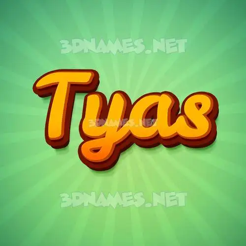 tyas in Green Rays style - 3D name wallpaper tyas in Green Rays style - 3D name wallpaper