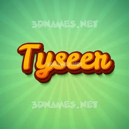 tyseer in Green Rays style - 3D name wallpaper tyseer in Green Rays style - 3D name wallpaper