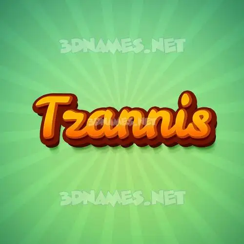 tzannis in Green Rays style - 3D name wallpaper tzannis in Green Rays style - 3D name wallpaper