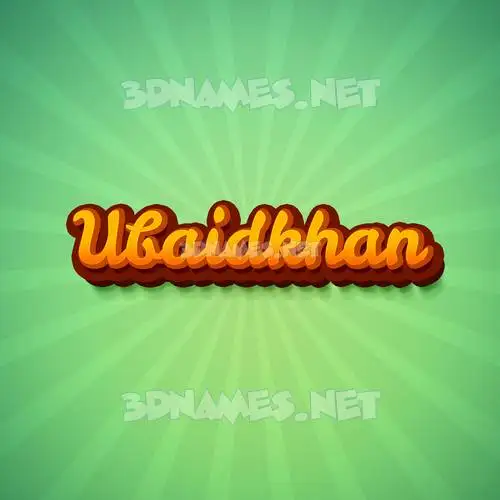 ubaidkhan in Green Rays style - 3D name wallpaper ubaidkhan in Green Rays style - 3D name wallpaper