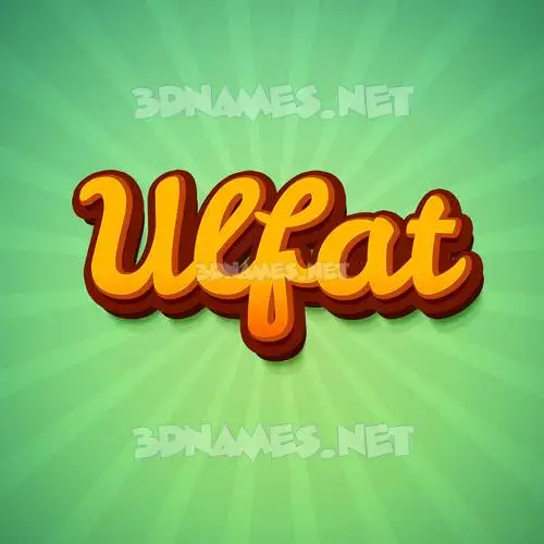ulfat in Green Rays style - 3D name wallpaper ulfat in Green Rays style - 3D name wallpaper