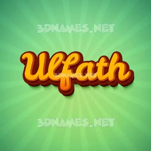 ulfath in Green Rays style - 3D name wallpaper ulfath in Green Rays style - 3D name wallpaper