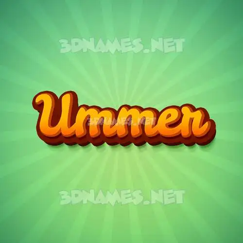 ummer in Green Rays style - 3D name wallpaper ummer in Green Rays style - 3D name wallpaper