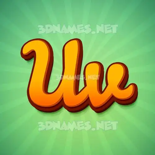 uv in Green Rays style - 3D name wallpaper uv in Green Rays style - 3D name wallpaper