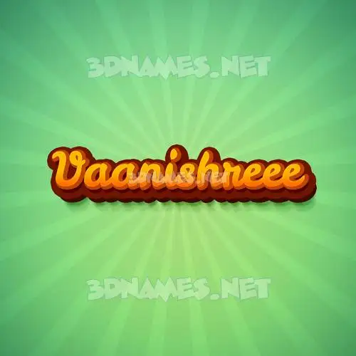 vaanishreee in Green Rays style - 3D name wallpaper vaanishreee in Green Rays style - 3D name wallpaper