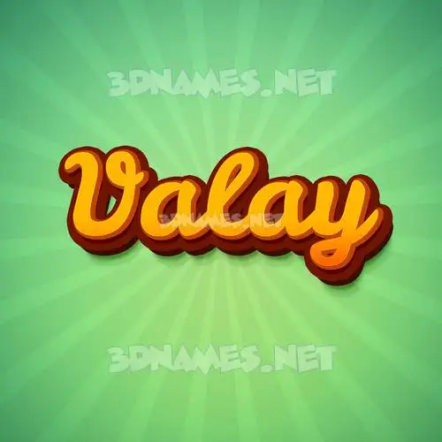 valay in Green Rays style - 3D name wallpaper valay in Green Rays style - 3D name wallpaper