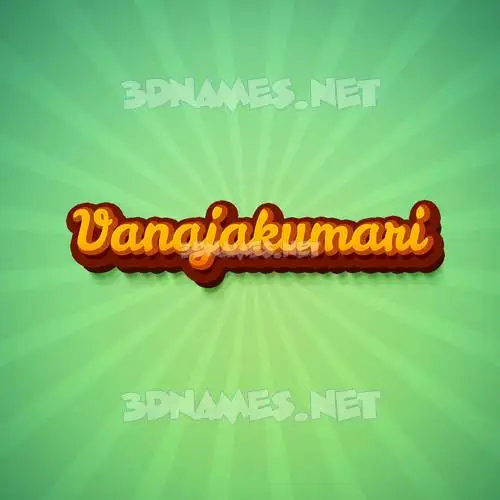 vanajakumari in Green Rays style - 3D name wallpaper vanajakumari in Green Rays style - 3D name wallpaper