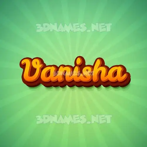 vanisha in Green Rays style - 3D name wallpaper vanisha in Green Rays style - 3D name wallpaper
